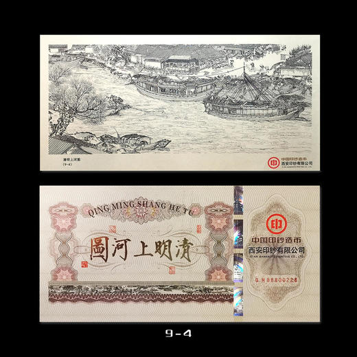 《清明上河图》纪念钞艺券 完整套装（共9张） 商品图4