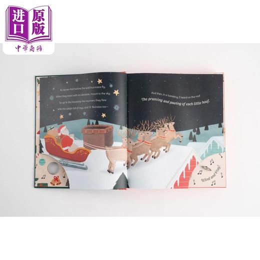 【中商原版】Stories Music Box 音乐盒的故事书2册套装 胡桃夹子 Nutcracker 圣诞前夕 Christmas 儿童亲子互动 上弦发条发声 商品图4