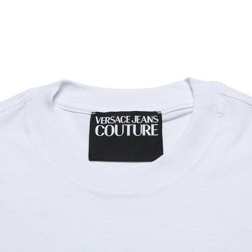 VERSACE JEANS COUTURE范思哲 男士棉质圆领短袖T恤 71GAHT01 CJ00T 商品图2