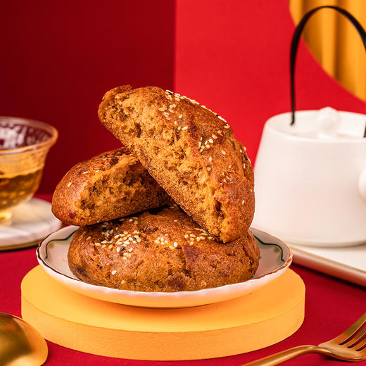 【康美乡·丰镇月饼】150g/枚  冰糖蜂蜜月饼5枚+红糖蜂蜜月饼5枚 商品图1