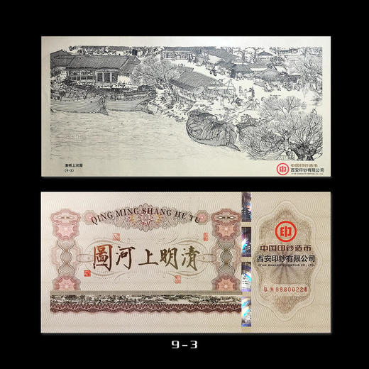 《清明上河图》纪念钞艺券 完整套装（共9张） 商品图3