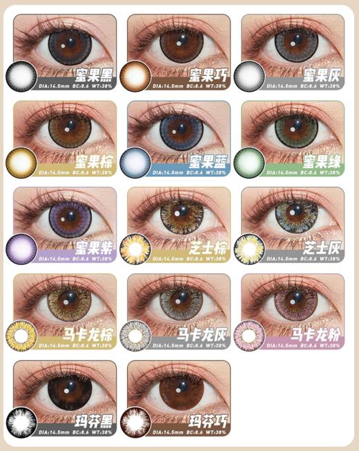 agenscolor，158/一副，258/两副，最高度数有1000 商品图4