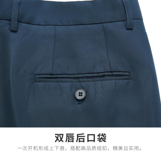 【可机洗 防水】罗蒙春秋西服套装男士正装商务通勤新郎结婚两件套 商品图13