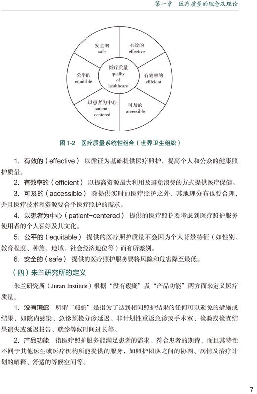 医疗质量与安全管理 协和医学院系列规划教材 供卫生管理医疗管理专业使用 王炳龙程永忠 中国协和医科大学出版9787567919280 商品图4