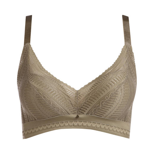 都市丽人舒软挺塑轻塑B杯调整型文胸蕾丝中厚3/4杯塑身文胸四排扣树脂胶圈LJ24H9 商品图3