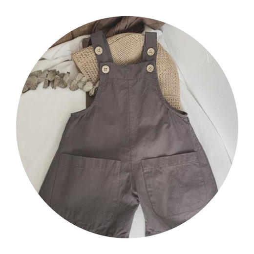 裁缝学苑TQ43儿童背带裤纸样童装中小童装薄款短裤样板打版裁剪图 商品图4