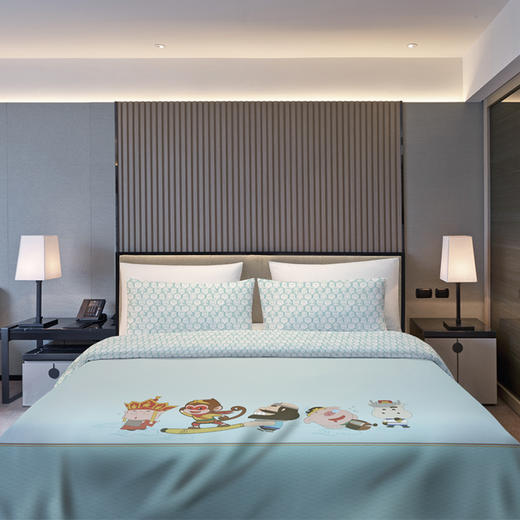 【定制款】西游乐园儿童床上用品2022新款纯棉印花超柔酒店套件 商品图0