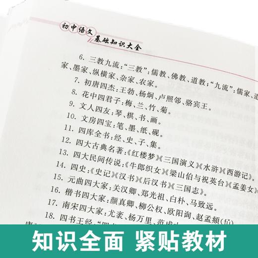 初中语文数学英语基础知识大全3册 学习技巧+学习方法中考复习资料教辅提高成绩中学生看的七八年级初中课外阅读书籍12-14-16岁 商品图4