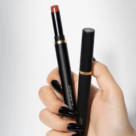 美国 MAC魅可 黑魔杖纱感哑光细管口红