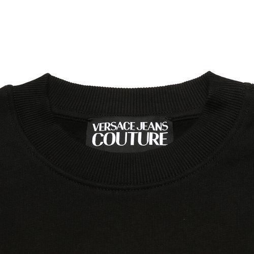 VERSACE JEANS COUTURE/VERSACE JEANS COUTURE 范思哲【21秋冬系列】范思哲 男士棉质加绒款圆领长袖卫衣运动衫LOGO图案 71GAIT15 CF00T 商品图7