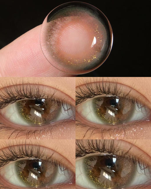 （半年抛） Lilyanna 猫眼绿 14.2mm 着色13.4mm 商品图0