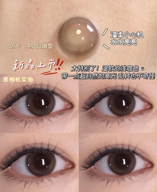 Kaylens日抛新品-波光奶咖10p/盒 商品图3