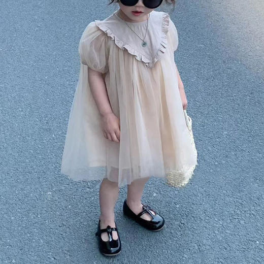 裁缝学苑TQ55女童泡泡袖网纱公主裙连衣裙纸样儿童裙子服装打板图 商品图2