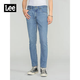 Lee商场同款22秋季新品709修身锥形浅蓝男牛仔裤LMB100709100-196