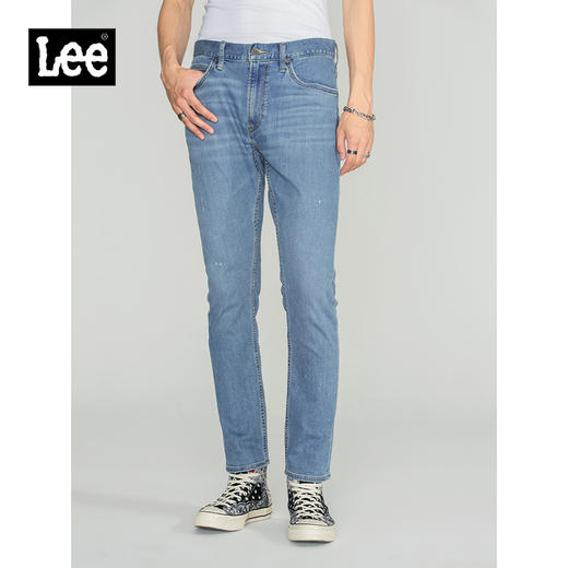 Lee商场同款22秋季新品709修身锥形浅蓝男牛仔裤LMB100709100-196 商品图0