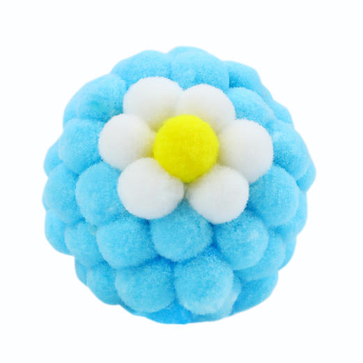 彩色铃铛绒球 颜色随机发 内置发声铃铛 毛绒材质不伤猫耐咬 耐玩 自嗨解闷 商品图4