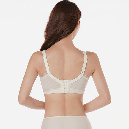 都市丽人舒软挺塑轻塑AB杯调整型文胸蕾丝A:加厚B:中厚3/4杯塑身文胸四排扣树脂胶圈LJ24H3 商品图2