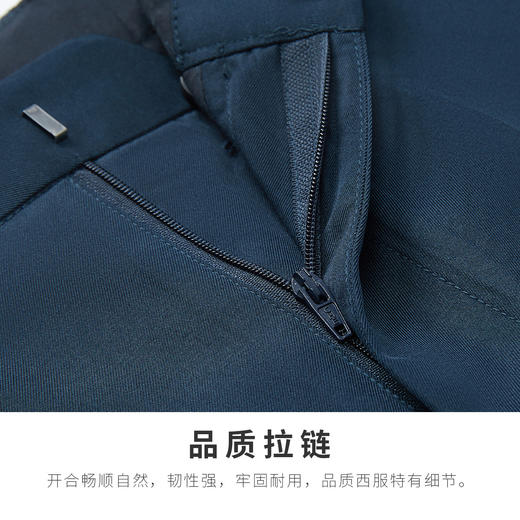 【可机洗 防水】罗蒙春秋西服套装男士正装商务通勤新郎结婚两件套 商品图12