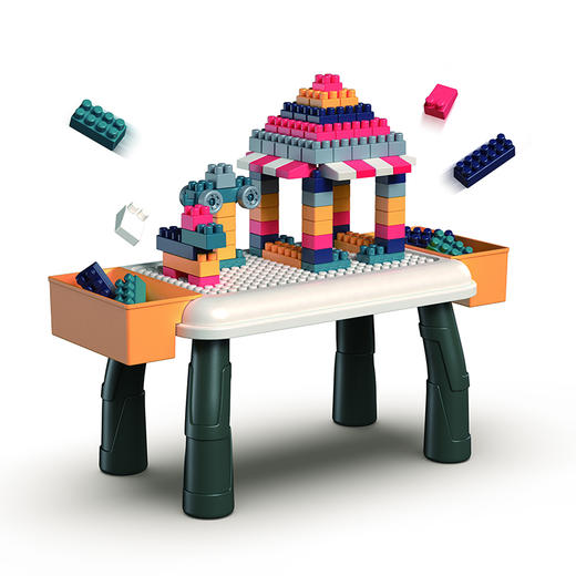 漫先生106PCS搭拼积木桌9653 商品图1