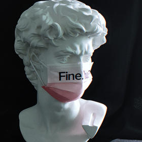艺术家原创「FineYou」腮红口罩 10个装/每包