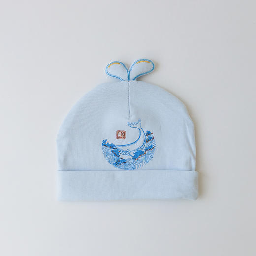 【萌动生趣 无骨胎帽】婴儿帽子春秋韩版ins纯棉无骨婴幼儿胎帽新生儿宝宝护卤门帽 商品图7