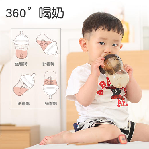 世喜奶瓶水杯配件重力球硅胶吸管一体式婴儿喝水宝宝喝奶 商品图2