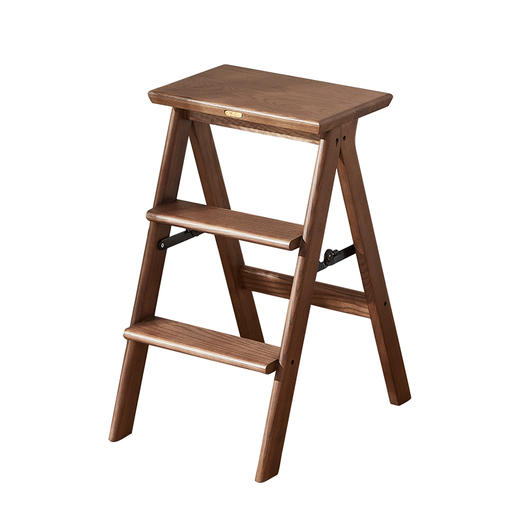 初心| 全实木三层梯凳 商品图4