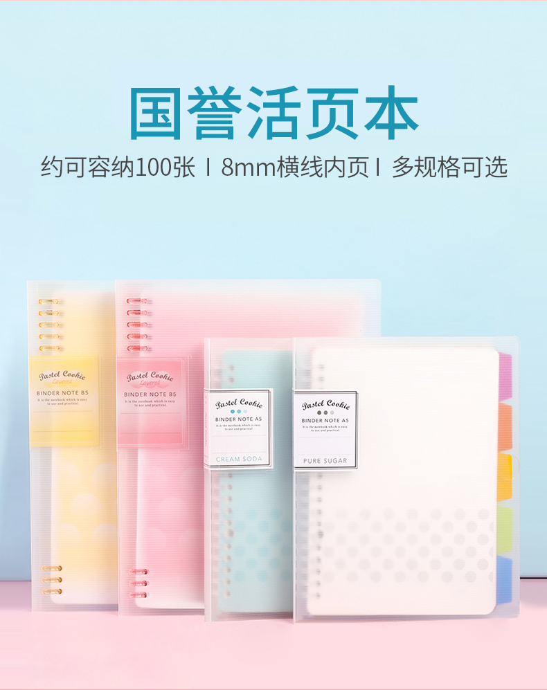 国誉活页本B5可拆卸外壳   替芯可换