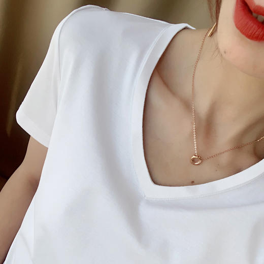 裁缝学苑AQ101 修身显瘦正肩V领短袖t恤纸样女装新款上衣打版裁剪 商品图4