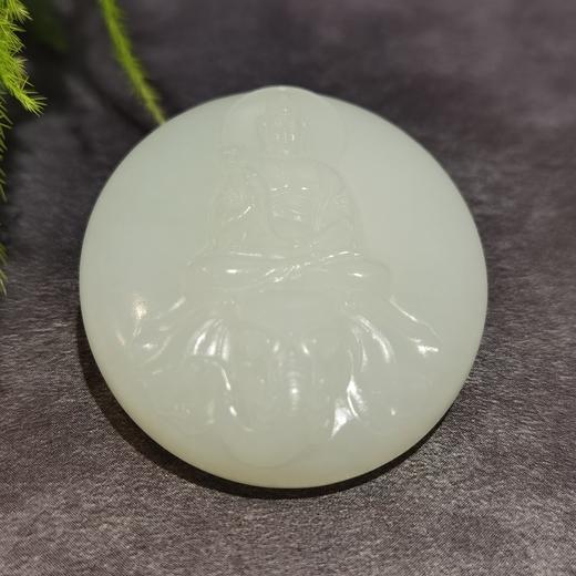 【御珠宫坊·传承系列】羊脂白玉佛牌 商品图3