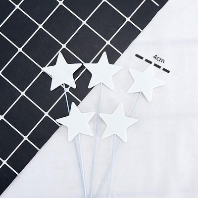 泡沫星星插件 5支装 蛋糕装饰插件 星星插牌甜品台装扮 商品图1