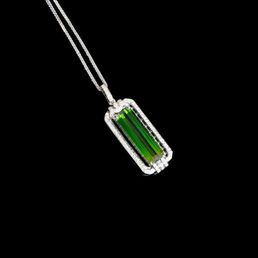 绿碧玺大吊坠5.25ct 商品图0