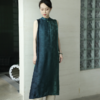 直播秒杀|盛唐牡丹 提花香云纱渐变色无袖女裙 .潮快闪[福利品] 商品缩略图3