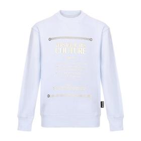 VERSACE JEANS COUTURE/VERSACE JEANS COUTURE 范思哲 男卫衣 男士LOGO图案棉质圆领长袖卫衣运动衫 B7GVA7TE 30318