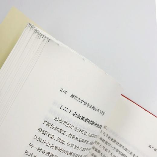 现代大中型企业的经营与发展(毛边本)(中华当代学术著作辑要) 商品图2