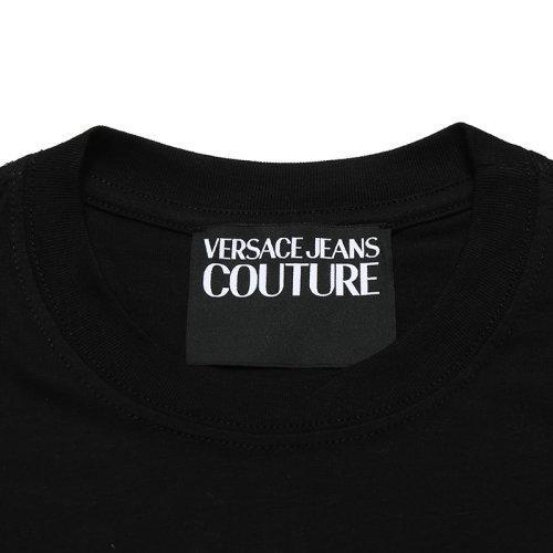 VERSACE JEANS COUTURE范思哲 男士棉质圆领短袖T恤 71GAHT01 CJ00T 商品图7