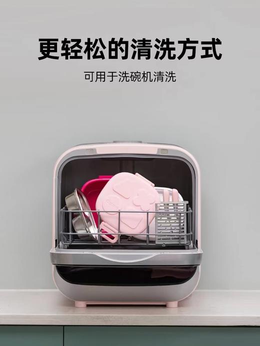 350ml | Octoto奥克兔兔分隔餐盒 儿童餐具套装分格饭盒+叉勺套装 宝宝餐盘保温不锈钢外出便携 350ml 商品图2