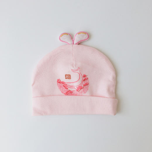 【萌动生趣 无骨胎帽】婴儿帽子春秋韩版ins纯棉无骨婴幼儿胎帽新生儿宝宝护卤门帽 商品图6