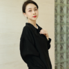 预定|盛唐牡丹 市隐系列V领斜扣收腰衬衣.潮快闪[福利品] 商品缩略图2