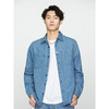 Lee商场同款22春夏新品舒适浅蓝男长袖牛仔衬衫LMT001591100-498 商品缩略图1