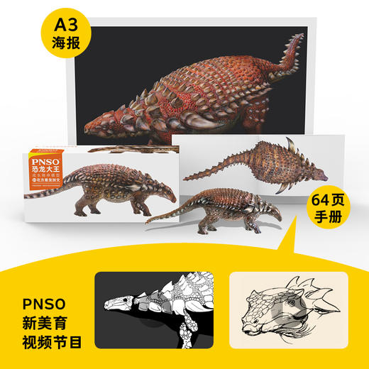 PNSO北方盾龙加文恐龙大王成长陪伴模型31 商品图1