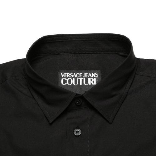 VERSACE JEANS COUTURE/VERSACE JEANS COUTURE范思哲 男士棉质长袖衬衫V字徽章图案 71GAL2RC CN002 商品图2