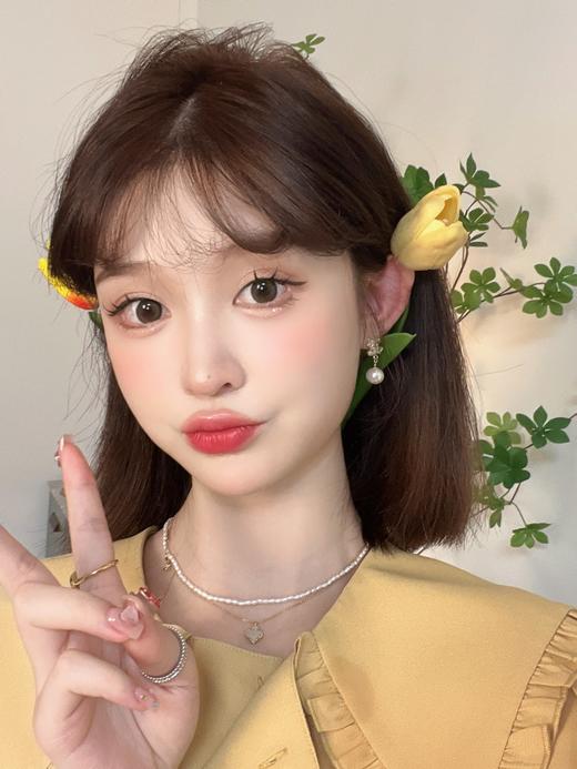 【小红书推荐款】clairecolor,淡可可，年抛/直径14.2/着色13.4，138/一副，268/两副，298/三副 最高度数有1000度 商品图3