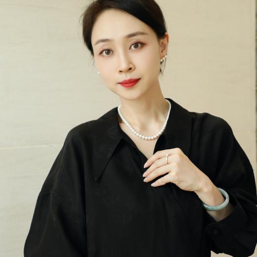 预定|盛唐牡丹 市隐系列V领斜扣收腰衬衣.潮快闪[福利品] 商品图3