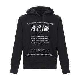 VERSACEJEANSCOUTURE/VERSACEJEANSCOUTURE 男卫衣 男士棉/聚酯纤维连帽卫衣运动衫 B7GVA7X6 30312