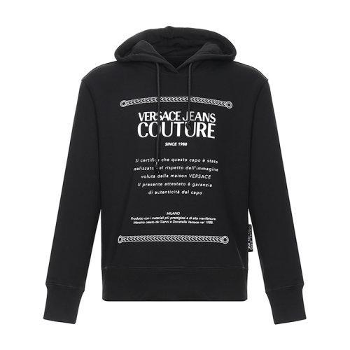 VERSACEJEANSCOUTURE/VERSACEJEANSCOUTURE 男卫衣 男士棉/聚酯纤维连帽卫衣运动衫 B7GVA7X6 30312 商品图0