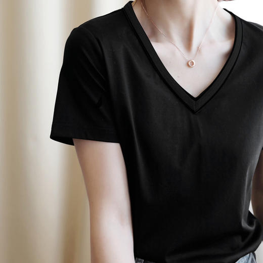 裁缝学苑AQ101 修身显瘦正肩V领短袖t恤纸样女装新款上衣打版裁剪 商品图2