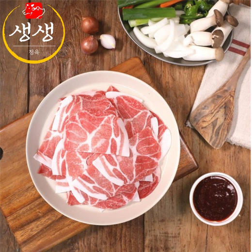 生生精肉 猪炖炒肉前腿500g  商品图0