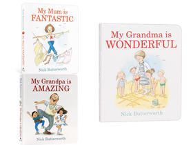 我的奶奶、我的妈妈、我的爷爷很棒系列 亲情绘本 儿童图画书3册