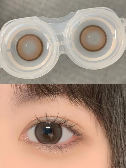 【小红书推荐款】clairecolor,淡可可，年抛/直径14.2/着色13.4，138/一副，268/两副，298/三副 最高度数有1000度 商品图0